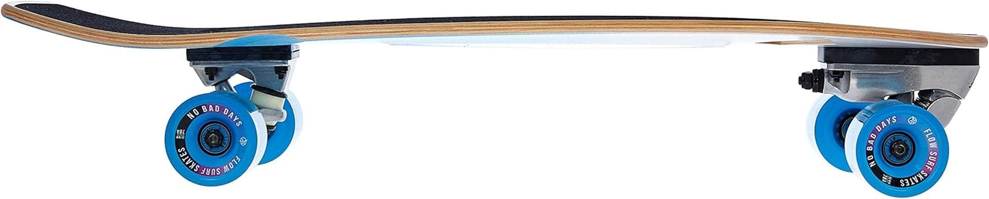 Cruiser - 29"X10" 7-Ply North American Maple Deck, Carving Truck, Fully Assembled, Supports up to 275 Lbs for Surf-Like Carving