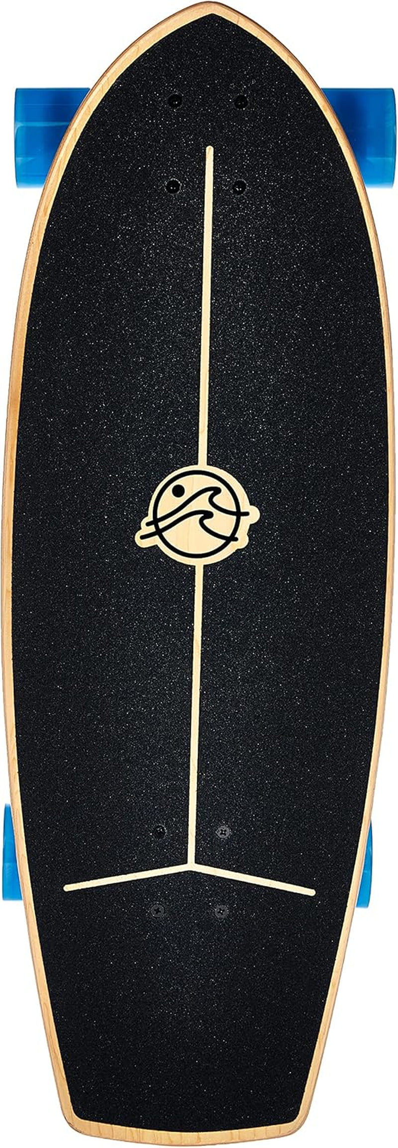 Cruiser - 29"X10" 7-Ply North American Maple Deck, Carving Truck, Fully Assembled, Supports up to 275 Lbs for Surf-Like Carving