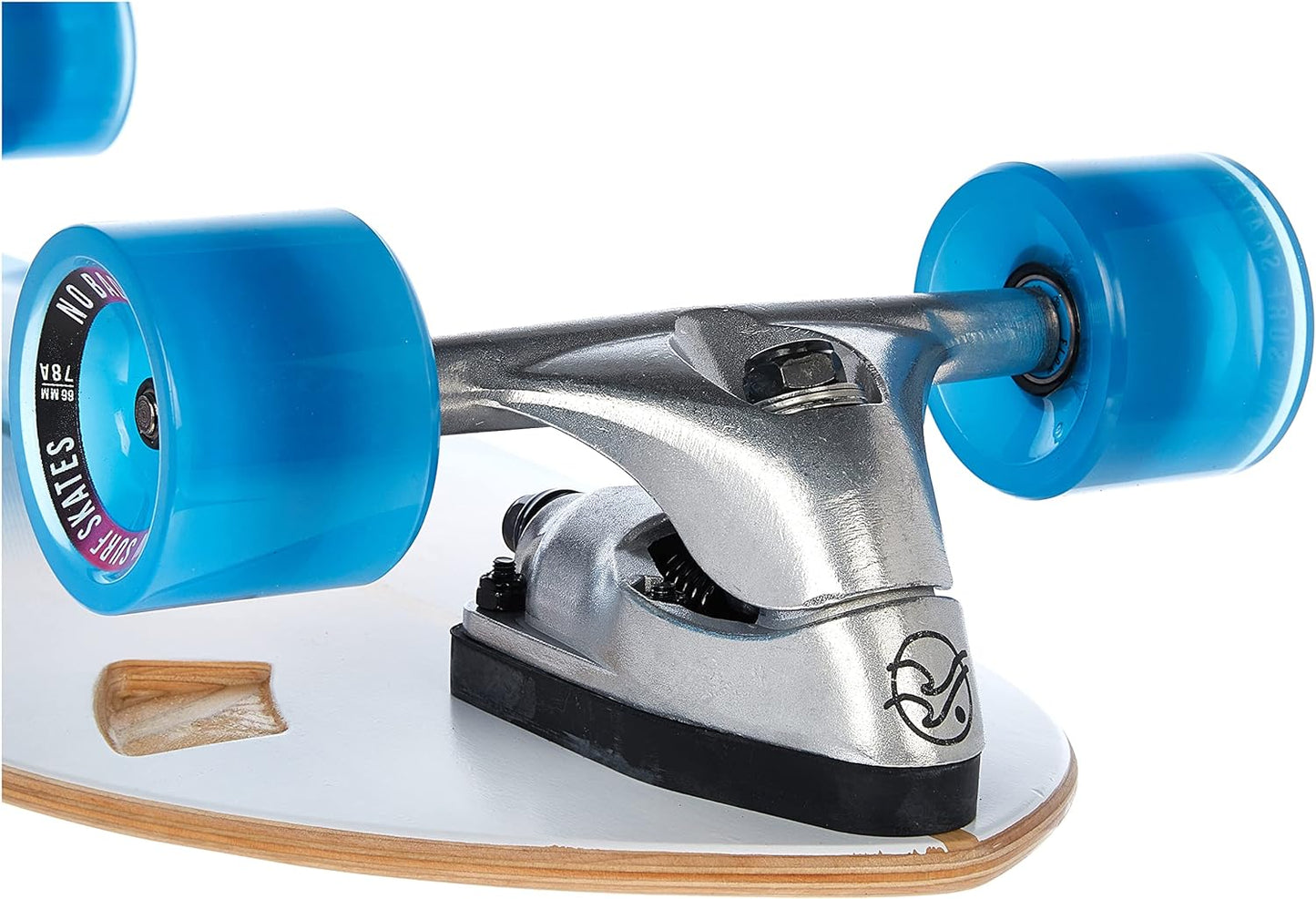 Cruiser - 29"X10" 7-Ply North American Maple Deck, Carving Truck, Fully Assembled, Supports up to 275 Lbs for Surf-Like Carving