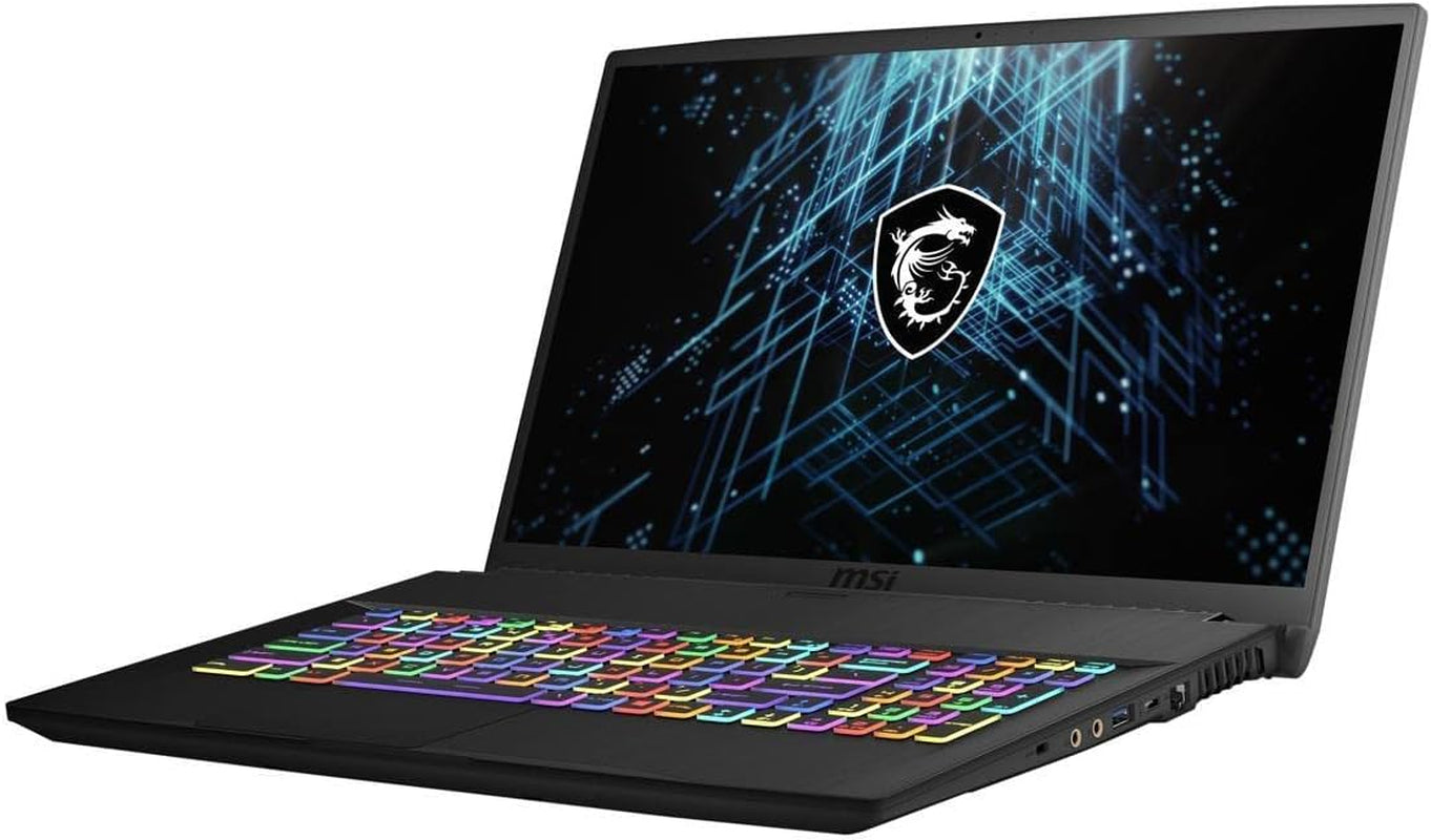 GF75 Thin 17 Gaming Laptop 17.3” FHD IPS 144Hz 10Th Gen Intel Hexa-Core I7-10750H 16GB RAM 512GB SSD + 1TB HDD Geforce RTX 3060 6GB USB-C Backlit Nahimic Win10 Black + HDMI Cable